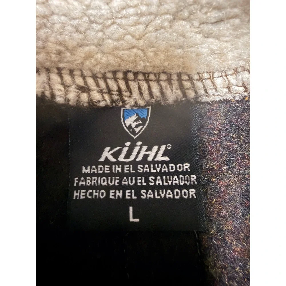 KÜHL‎ - Men's Europa 1/4 Zip Brown Pullover Sweater Jacket - Large